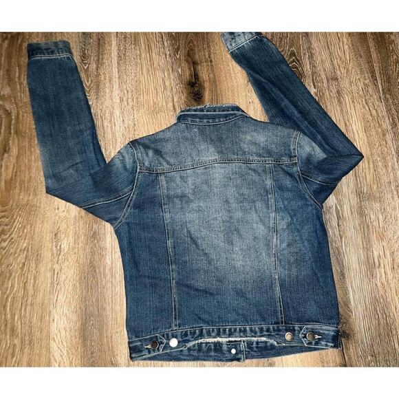 Life in Progress Women's Distressed Jean Jacket - Picture 2 of 7